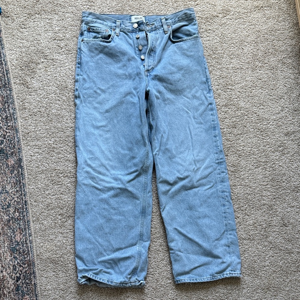 Agolde low rise baggy jeans